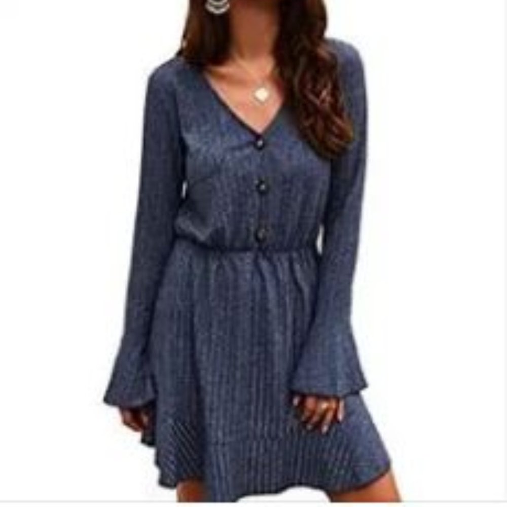 Blue dress size small - NEW